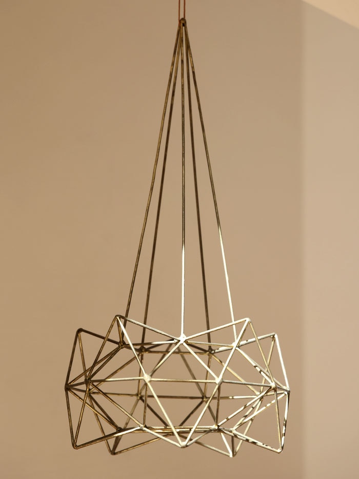 ambar　アンバル　Steel製のヒンメリ風　インテリア花器　１点 ambarアンバルSteel製のヒンメリ風インテリア花器1点