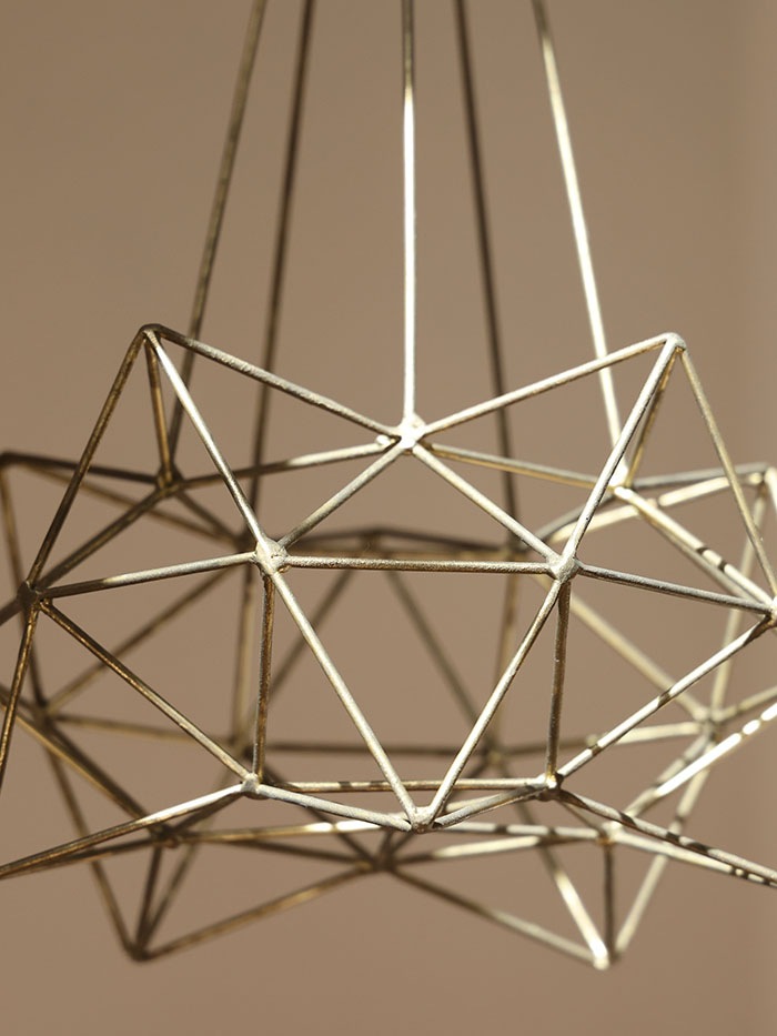 ambarアンバルSteel製のヒンメリ風インテリア花器1点