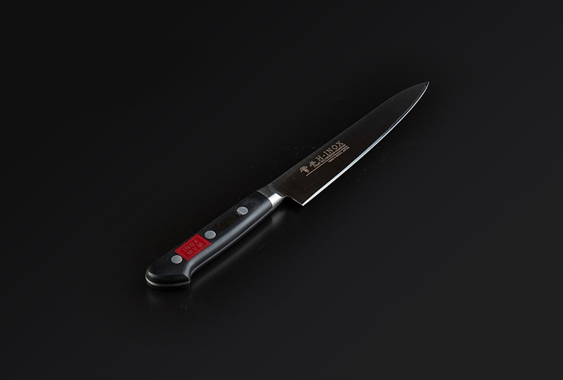 堺の包丁 INOX ツバ付 ペティ 180mm