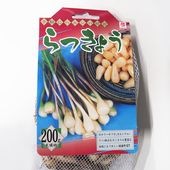 らっきょう 種球根【ネット詰め野菜球根 充填時200g／1袋】|球根類