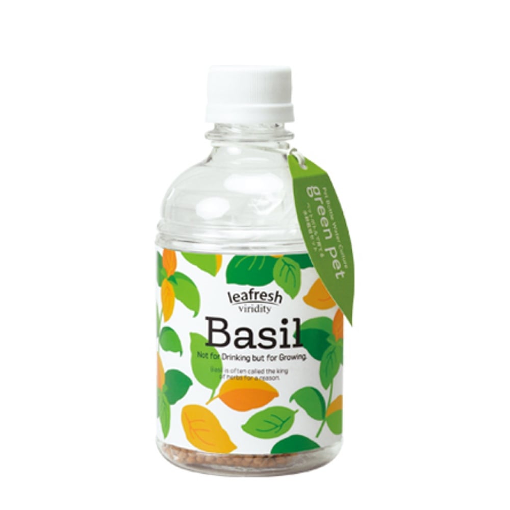 グリーンペット スイートバジル1個【窓辺で育てる水耕栽培セット】