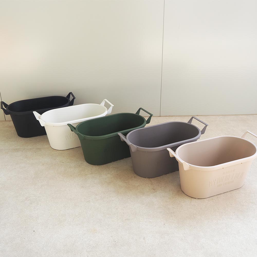 持ち運び簡単！かわいい取っ手付きプランター【資材】