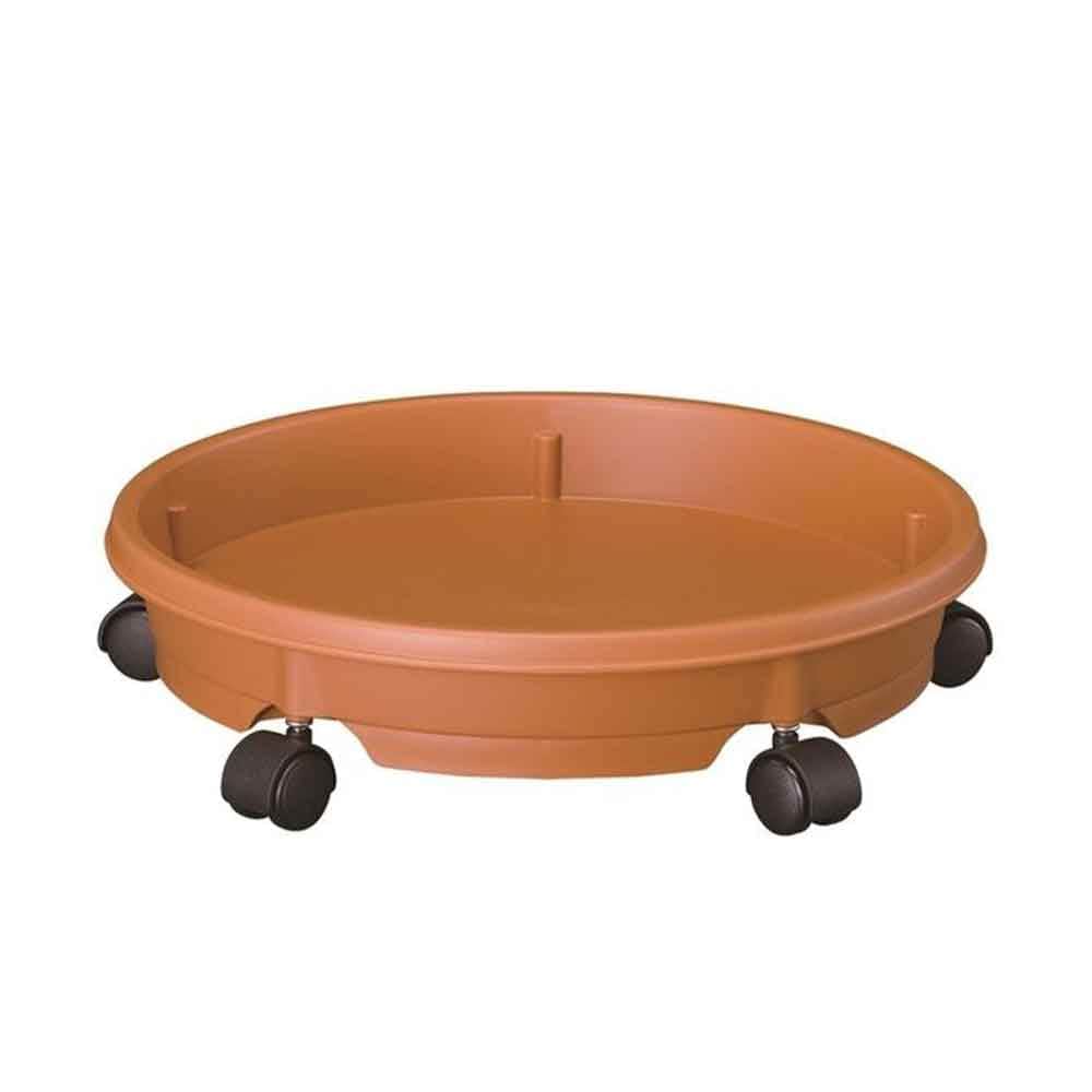 キャスタープレート 色：ブラウン【資材 28型】