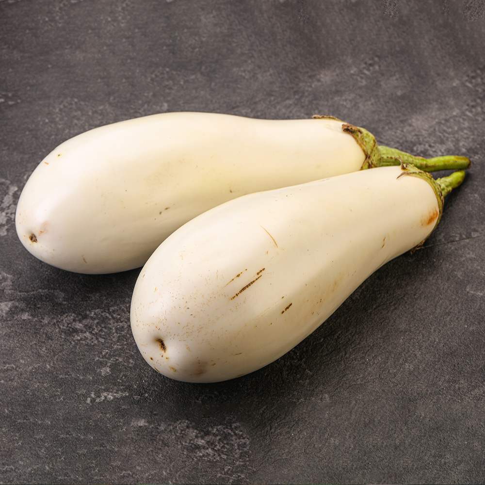 白ナス 2個～【野菜の苗 3号ポット】