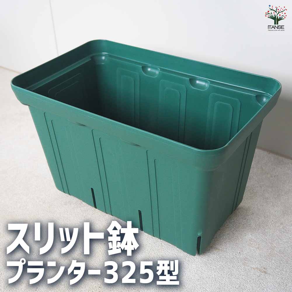1080 凡才 鉢6点 スリット鉢 【プラ鉢 325型】｜ 【植物のITANSE】全品送料