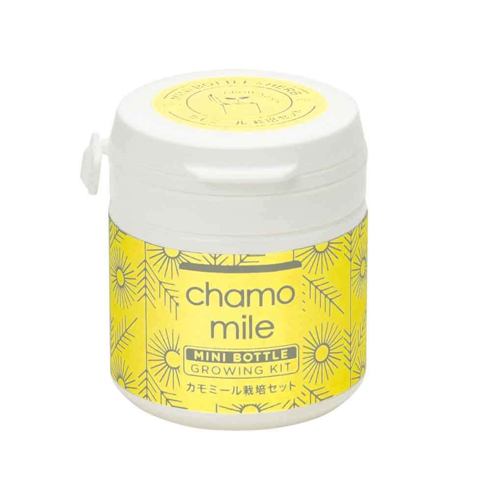 栽培セット ミニボトルハーブス カモミール  【1個売り】