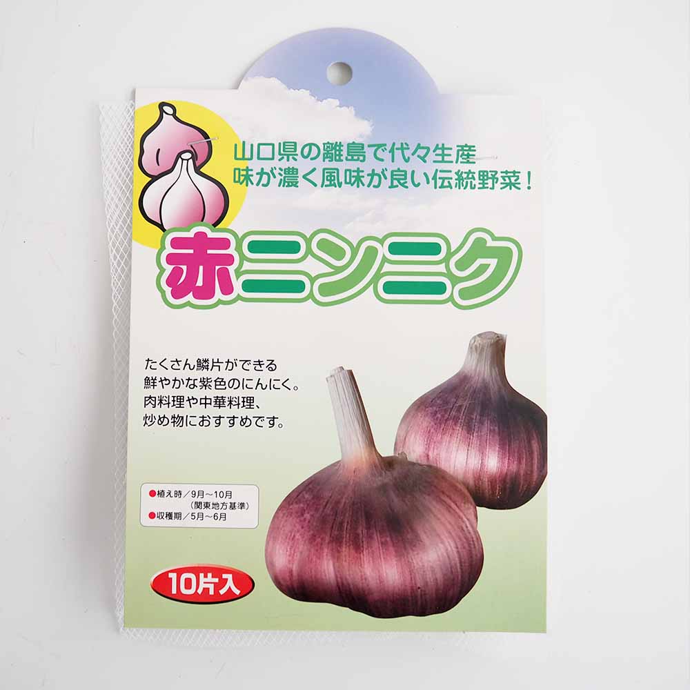 赤ニンニク 【野菜球根 10片／1個売り】