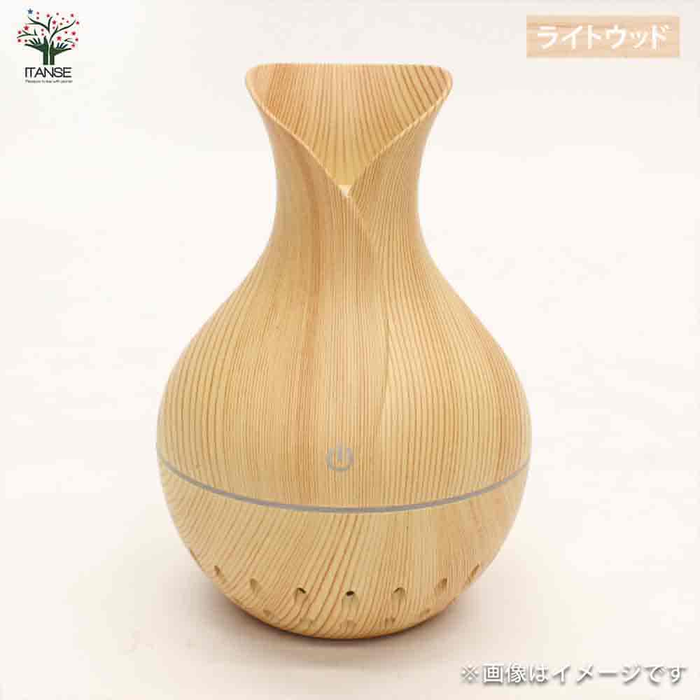 LED付ミニ加湿器 木目調ライトウッド 【加湿器 】｜ 【植物の