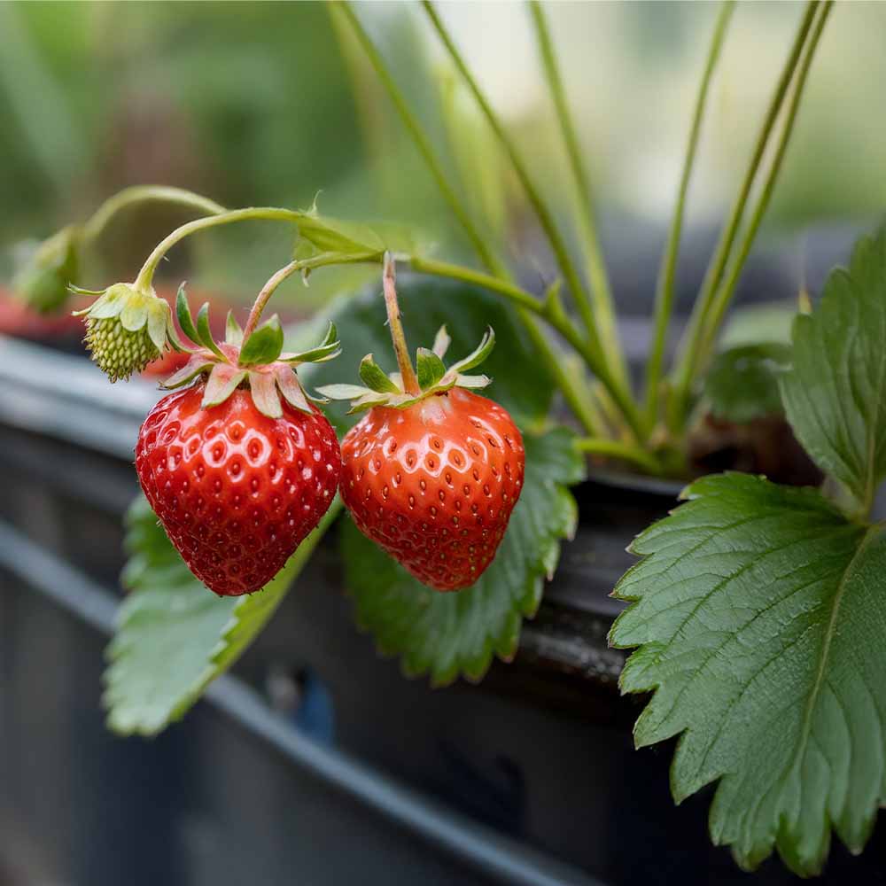 いちごの苗 ふさのか2個～ 【野菜の苗 3号】