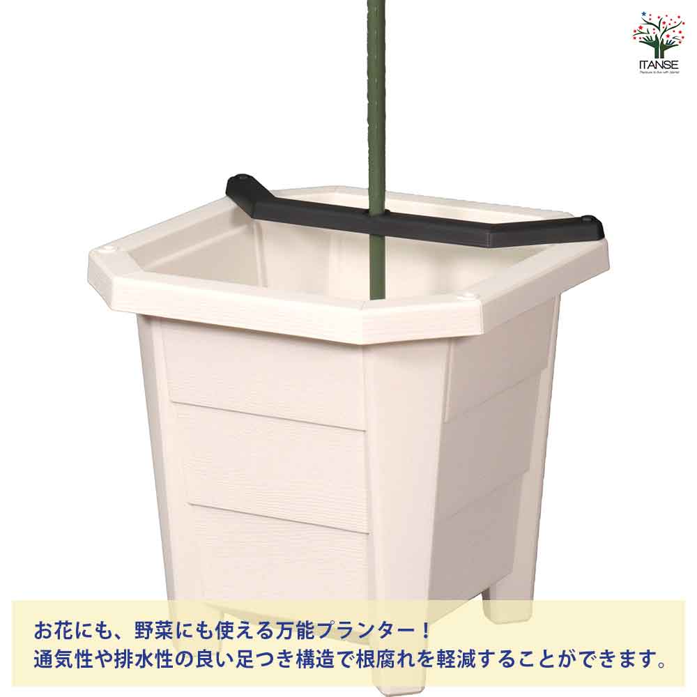 花と野菜のプランター &培養土12L 【プラ鉢 300型／1個売り】｜ 【植物
