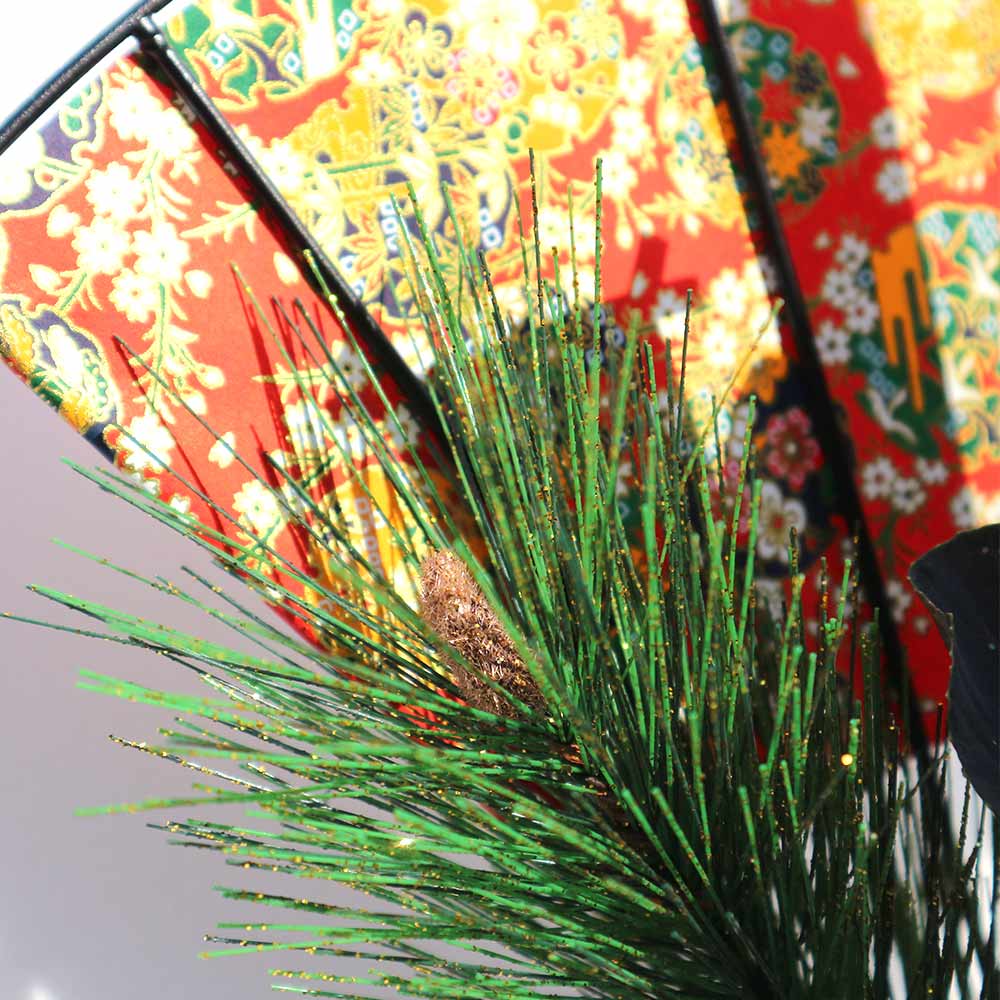 お正月飾り 迎春松竹梅アレンジ【花苗 6号／1個売り】