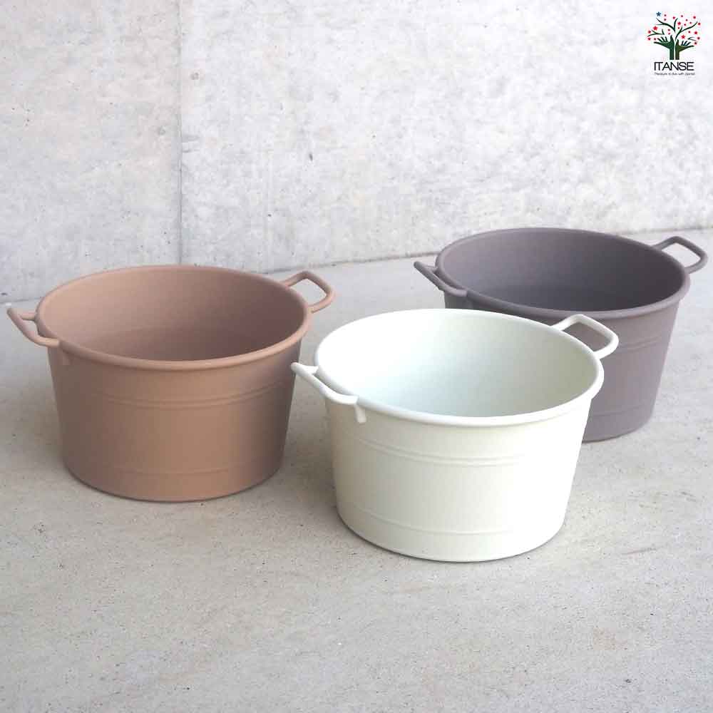 コージーバスケット アイボリー・ブラウン・グレー 【資材 20型】