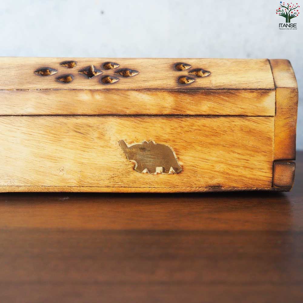 マンゴーウッドのお香立て ゾウ柄 【香り系 便利・園芸グッズ】