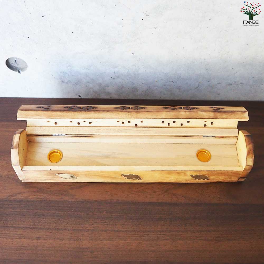 マンゴーウッドのお香立て ゾウ柄 【香り系 便利・園芸グッズ】