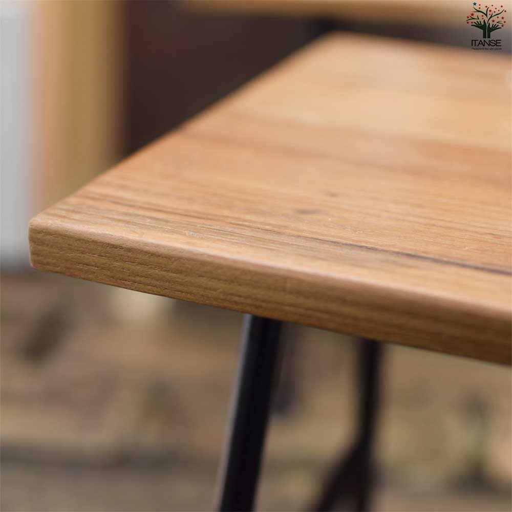 廃木材 アイアンスツール 【家具 便利・園芸グッズ】