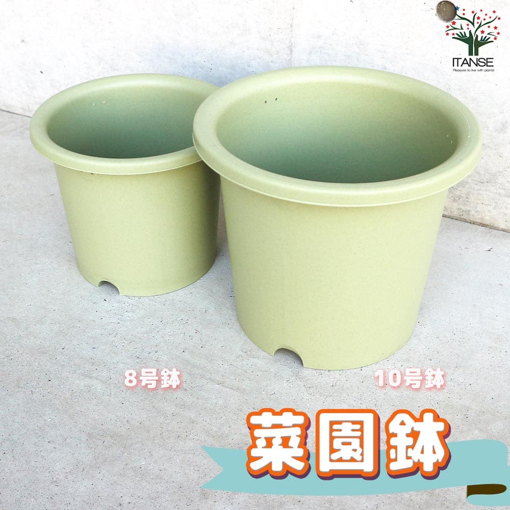 菜園鉢 色：グリーン【資材】