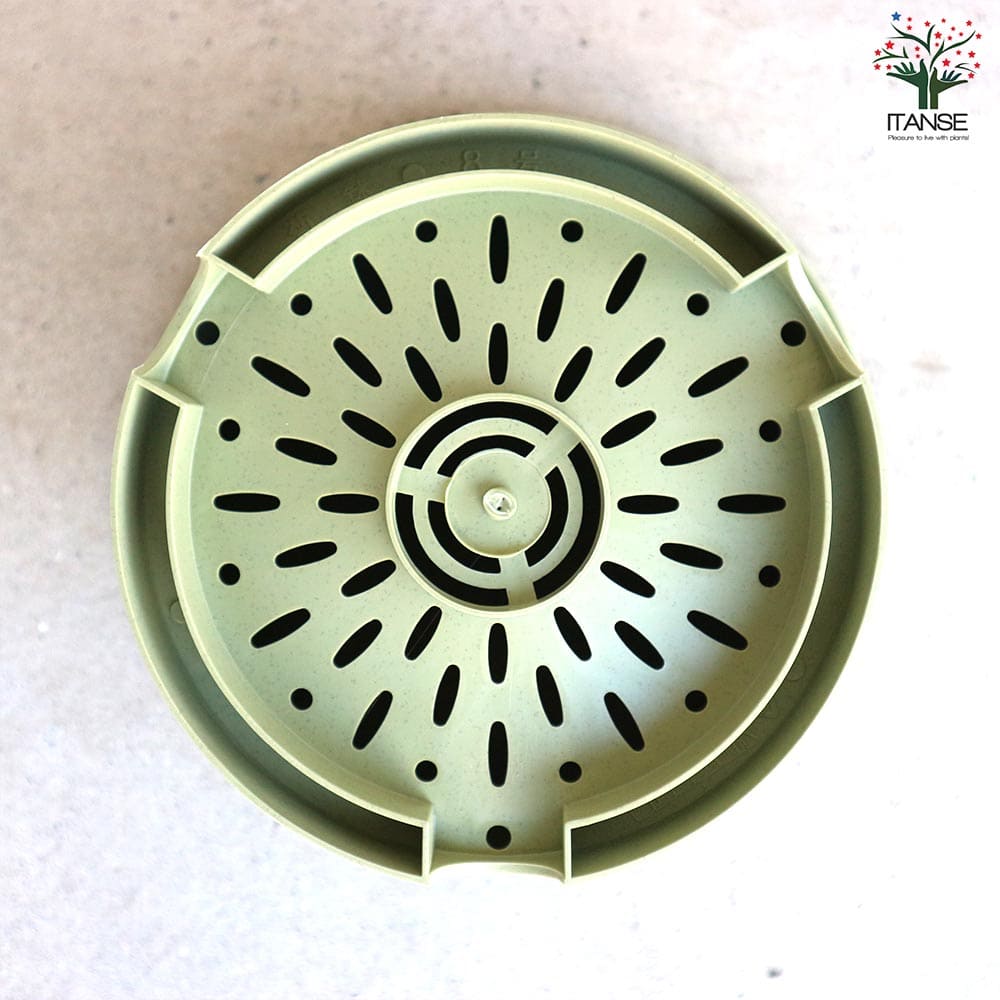 菜園鉢 色：グリーン【資材】