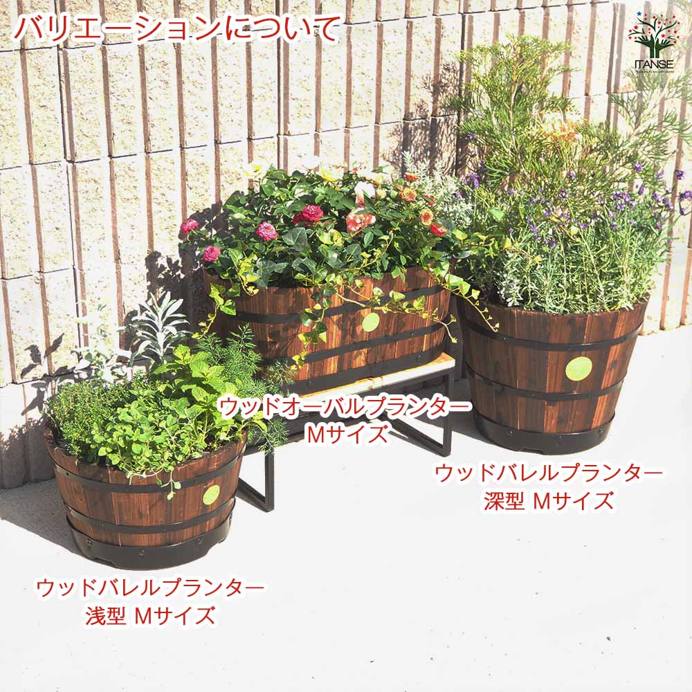 ウッドプランター 【資材 】｜ 【植物のITANSE】全品送料無料