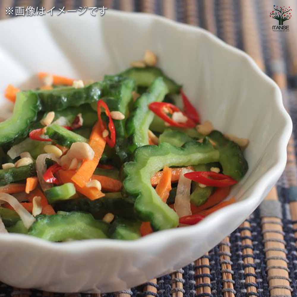 F1節成りゴーヤー(品種:F1節成ゴーヤ島娘)2個～【自根苗9cmポット】