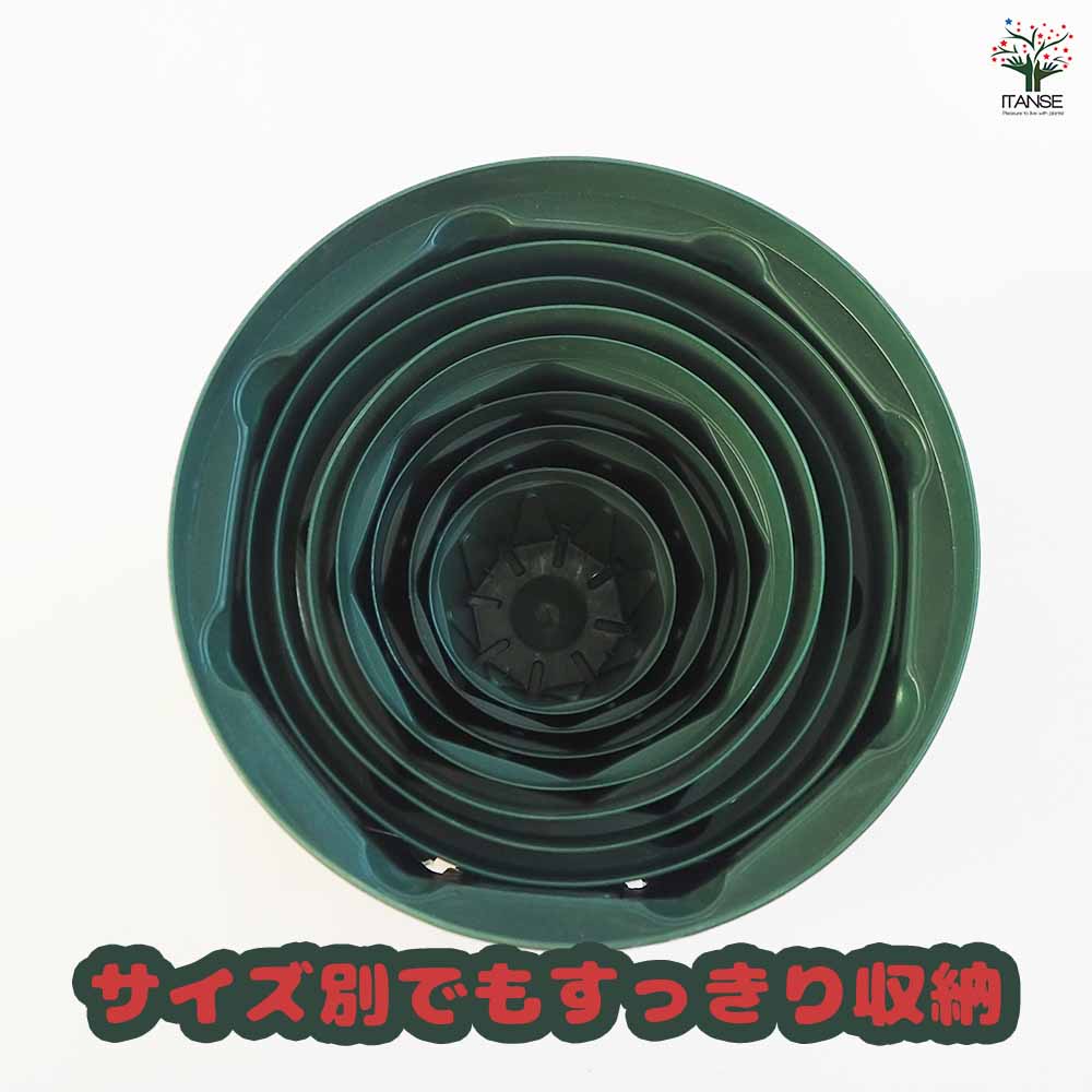 スリット鉢 小サイズ8種類セット 【資材 2～6号／各1個(合計8個