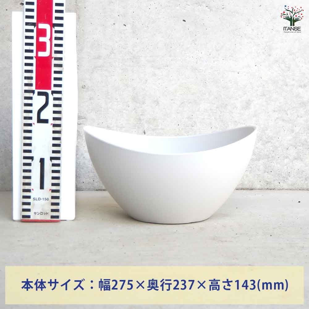 ギャザリン ボウル ホワイト 【資材 Sサイズ】