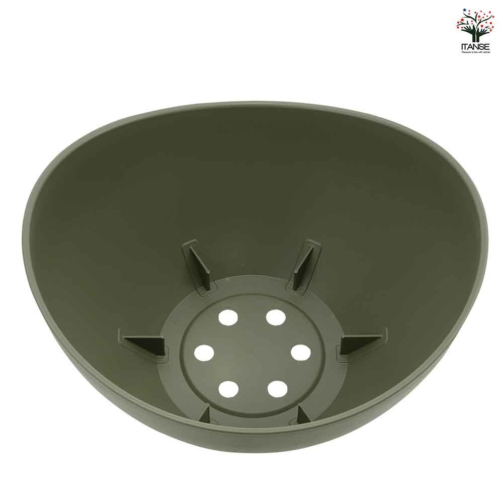 ギャザリン ボウル ホワイト・グリーン・ダークグレー 【資材 Sサイズ】