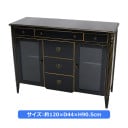 ̵ Ĵ å󥫥󥿡 ֥å W120D44H90.5(cm) Ǽ   ƥ 饷å ȥ 衼ԥ 쥬 ɥܡ ӥͥå ɥ   ӥ   rococof103bk