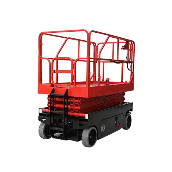 充電式高所作業台,耐荷重300kg,6M,プラットホーム拡張機能,電動高所