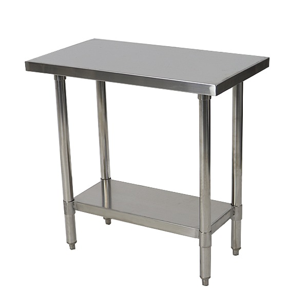 オールステンレス作業台,2段,耐荷重約160kg,約幅800×奥行450×高さ800mm