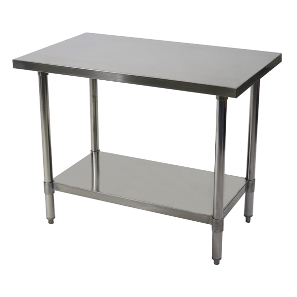オールステンレス作業台,2段,耐荷重約190kg,約幅1000×奥行600×高さ