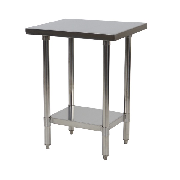 オールステンレス作業台,2段,耐荷重約150kg,約幅500×奥行600×高さ800mm