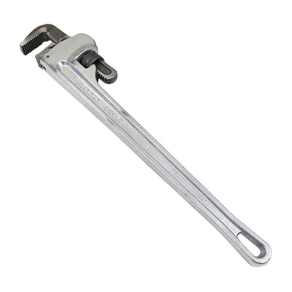 アルミパイプレンチ,24インチ,最大口開き約88mm,全長約610mm,全長最大