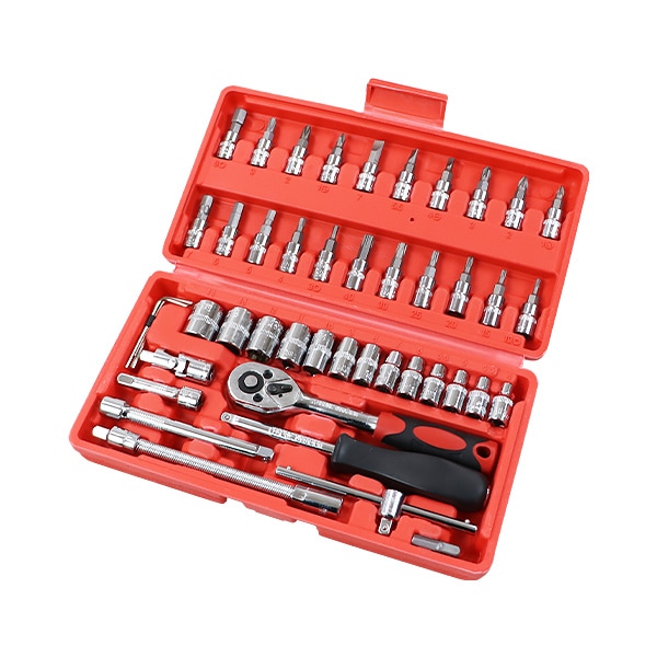 ソケットレンチセット,46PCS,46点,差込角1/4