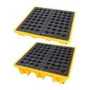 ����̵�� �ɥ����ѥѥ�å� ���٤�2������ ����150L 220L �ɥ���դ� 4�ɥ����� ��W1300��D1300��H300mm �����Ѳٽ���3000kg �������� �ץ饹���å��ѥ�å� �ɥ��� �ѥ�å� �ǥå� �ץ�ѥ� �ɥ�åץǥå� �ȥ쥤 ���ԥ�ѥ�å� ���ԥ�ǥå� 4dpalletw13d13h30