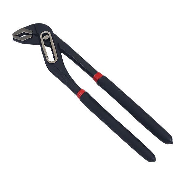 送料無料 ウォーターポンププライヤー WPプライヤー 溝付き 12インチ 12" 対応直径最小約φ15mm 最大約φ55mm 口開き7段階調節 プライヤー やっとこ レンチ 工具 水道 配管 工事 水回り 自動車 整備 修理 メンテナンス 電設 パイプ ボルト ナット wppliersw0112