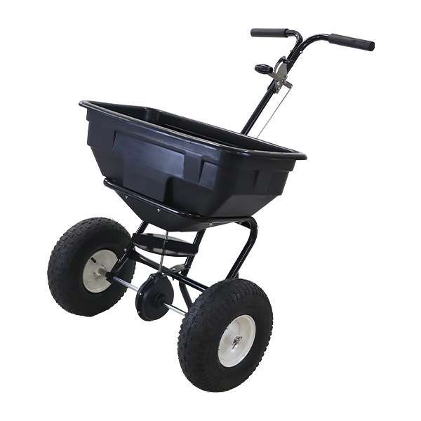 手押し式,肥料散布機,散布器,最大容量約60L,積載荷重約56kg,散布範囲約