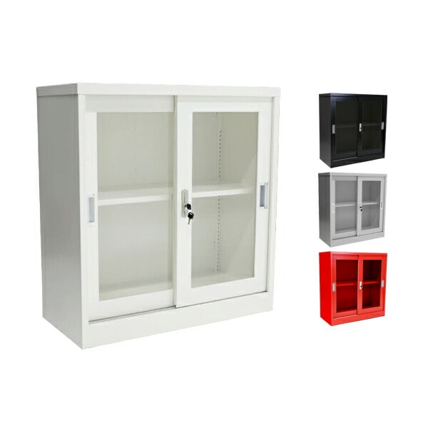 ロッカー,おしゃれ,スチール書庫,引き戸タイプ,アクリル窓仕様,鍵付き