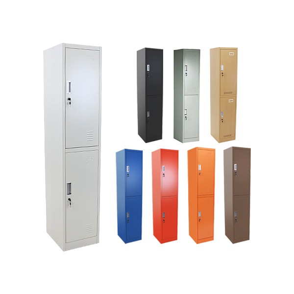 ロッカー,おしゃれ,スチールロッカー,2人用,鍵付き,スペアキー付き,1列