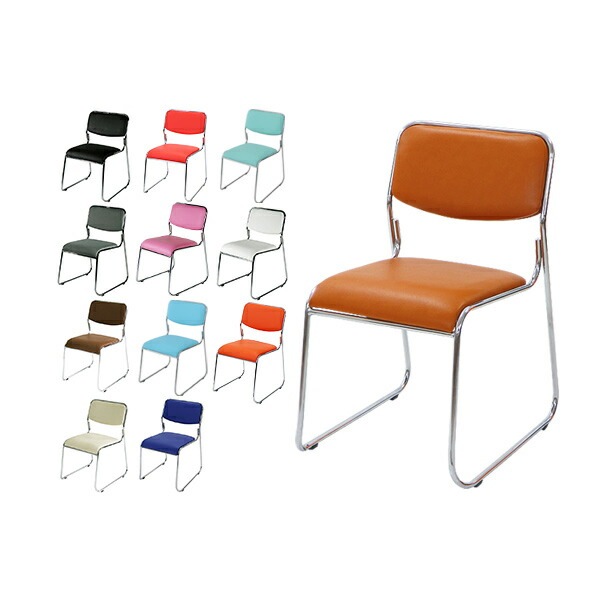 5脚セット,ミーティングチェア,会議イス,会議椅子,スタッキングチェア