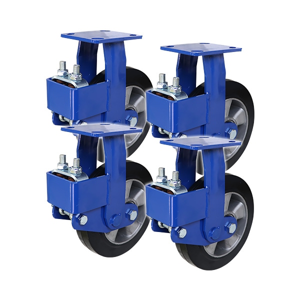 ■TRUSCO 超重高荷重用キャスター 自在 200MM 耐湿ウレタン車輪1500KGF TUSH200KPL(2077227) ＴＲＵＳＣＯ TUSH200-KPL 超重高荷重用キャスター 自在 ２００ＭＭ