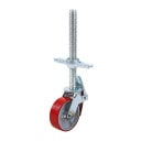 ̵ 㥹 ­쥭㥹 å㥹 ߥ㥹  PU ȥåѡդ 1 ñ ѥ㥹 Ѳٽ250kg(1Ĥ) ľ150mm 50mm ߼ PU ݥꥦ쥿 åդ 󥰥 ⤵Ĵ scacs60pus51p1p