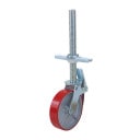 ̵ 㥹 ­쥭㥹 å㥹 ߥ㥹  PU ȥåѡդ 1 ñ ѥ㥹 Ѳٽ280kg(1Ĥ) ľ200mm 50mm ߼ PU ݥꥦ쥿 åդ 󥰥 ⤵Ĵ scacs80pus51p1p