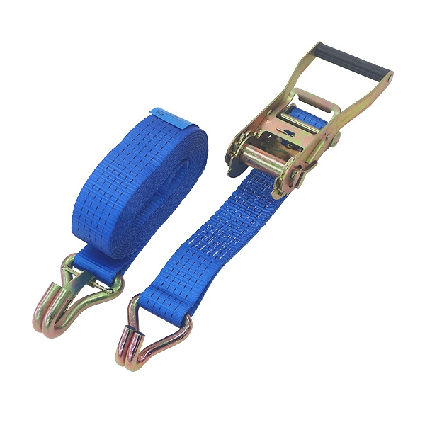 ラッシングベルト  ラチェットバックル式新品未使用2本セット 2本set ラチェット式 ラッシングベルト 固定側0.4m×巻取側5m 幅