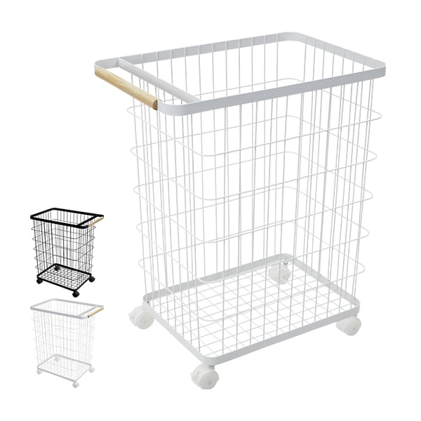 ランドリーバスケット,ランドリーワゴン,ワイヤーバスケット