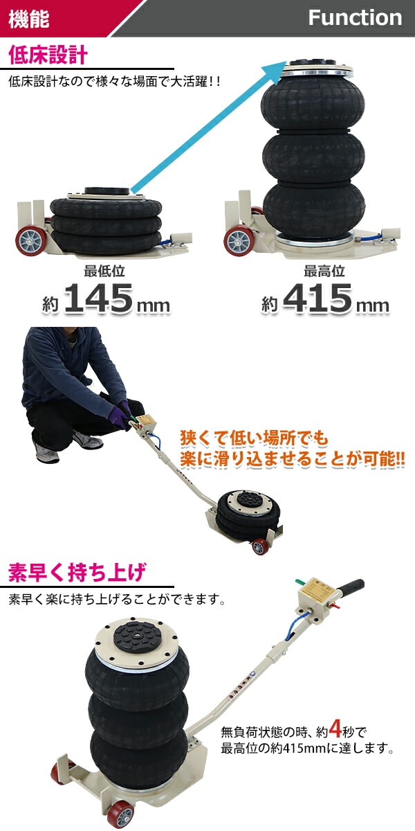 ����̵�� �Х롼�󥸥�å� �㾲������ �������Х롼�󥸥�å� 3�� ǽ����3t ��3.0t ��3000kg �������� ����������å� �ե�������å� �٥�����������å� ���졼������å� �Х롼�� �� �ȥ�å� ����å� ����å����å� ���ƥʥ� ������� abljackt1033t