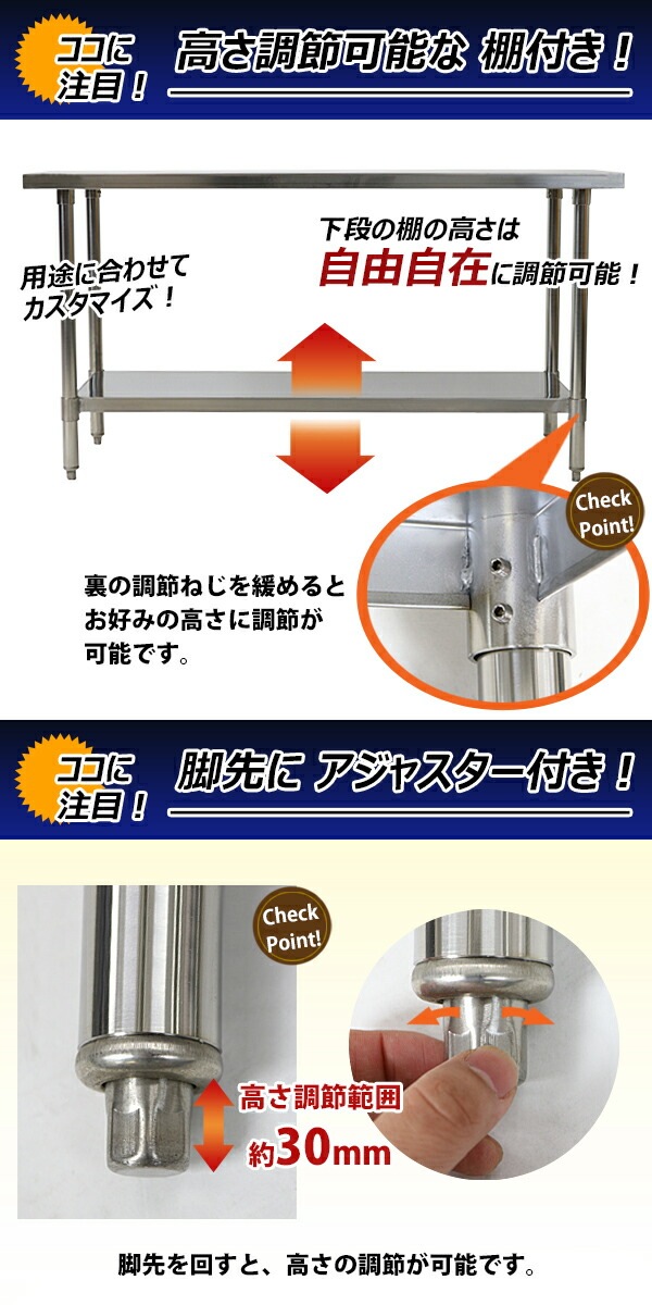 ����̵�� �����륹�ƥ�쥹����� 2�� �Ѳٽ���200kg ����1500�߱���600�߹⤵800mm SUS304 �ϥ����졼�ɥ�ǥ� ���ƥ�쥹�ơ��֥� ����ơ��֥� ���ƥ�쥹�� ��̳�� Ĵ���� ���å���ơ��֥� Ĵ�� ê�դ� ��� �� ���ƥ�쥹�� ���� ���å��� ��˼ wtst6001500