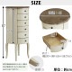 ̵  ƥĴ 饦ɥ W40D40H87cm ۥ磻  饦 6 ϻ Ф Ф ƥȶ   ƥ ƥ ƥꥢ ȶ ӥ󥰼Ǽ ӡå ӡ  antiqueh26wh