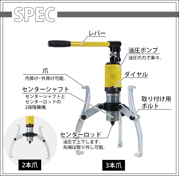 ̵  ס顼 Ǽդ ٽ10t 10000kg 3 2  ס꡼ ס꡼ȴ ݤ ݤ  ٥   ס顼 ס꡼ ݥ׼ ݥ׼  ȴ æ æ幩     gearpullerl10tyel