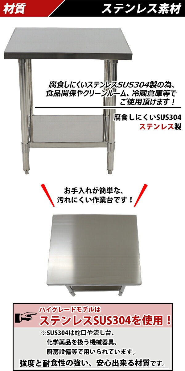 ����̵�� �����륹�ƥ�쥹����� 2�� �Ѳٽ���160kg ����700�߱���600�߹⤵800mm SUS304 �ϥ����졼�ɥ�ǥ� ���ƥ�쥹�ơ��֥� ����ơ��֥� ���ƥ�쥹�� ��̳�� Ĵ���� ���å���ơ��֥� Ĵ�� ê�դ� ��� �� ���ƥ�쥹�� ���� ���å��� ��˼ wtst600700
