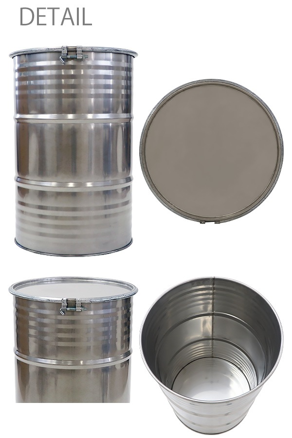 ドラム缶 オープンタイプ 亜鉛メッキ缶 蓋あり ドラム缶 オープンタイプ 亜鉛メッキ缶 蓋あり ドラム缶